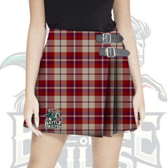 Women’s Shel Claret Tartan Kilt