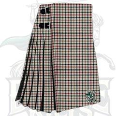 Maxton Check Tartan Kilt – Premium Authentic Clan Kilt