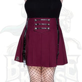 Dark Pleated Mini Skirt – Elegant, Chic & Trendy