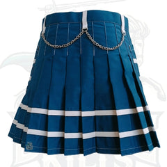Navy Blue Women’s Utility Kilt – Modern, Functional & Stylish