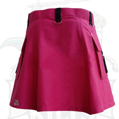 Pink Women’s Utility Skirt – Chic, Functional & Stylish
