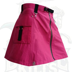 Pink Women’s Utility Skirt – Chic, Functional & Stylish