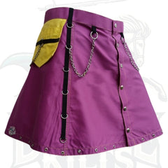 Purple Women’s Utility Kilt – Bold, Practical & Stylish
