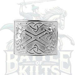 Silver Kilt Belt Buckle – Classic Highland Elegance
