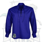 Jacobite Ghillie Shirt in Royal Blue | Battle of Kilts