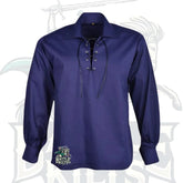 Jacobite Ghillie Shirt in Navy Blue | Battle of Kilts
