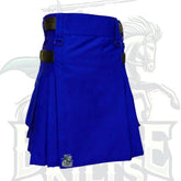 Royal Blue Deluxe Utility Kilt – Premium Quality Modern Kilt