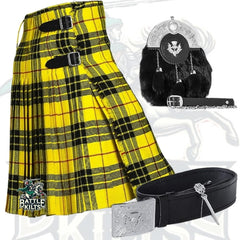 Battle Of Kilts Men’s Tartan Kilt Outfit – 5-Piece Scottish Set with Premium Accessories