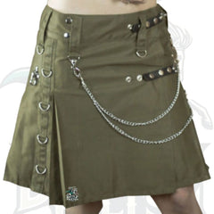 Women’s Olive Utility Skirt – Functional, Stylish & Modern