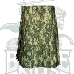 Army Green Tactical Kilt for Men