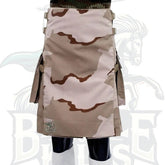 Handmade Desert Camo Hiking Kilt – Durable and Stylish Utility Kilt