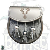 Semi-Dress Sporran with Black Seal – Premium Highland Accessory by BattleOfKilts