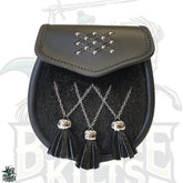 Semi-Dress Sporran with Black Seal – Premium Highland Accessory by BattleOfKilts