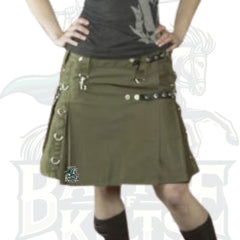 Women’s Olive Utility Skirt – Functional, Stylish & Modern