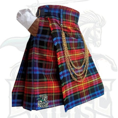Battle of Kilts – LGBT Stylish Tartan Utility Kilt with Chains