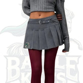 Women’s High-Waisted A-Line Skirt with Belt – Elegant & Versatile