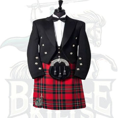 Prince Charlie Formal Clan MacGregor Tartan Kilt Outfit – Premium Highland Wear by BattleOfKilts
