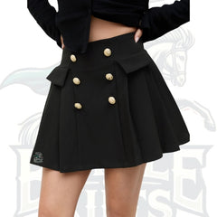Breasted Pleated Mini Skirt – Chic, Stylish & Versatile