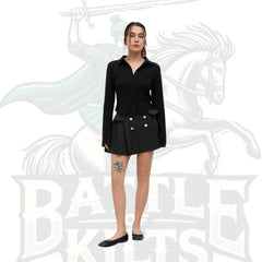 Breasted Pleated Mini Skirt – Chic, Stylish & Versatile