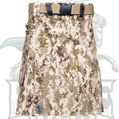 Universal Camouflage Tactical Utility Kilt – Handmade Kilt