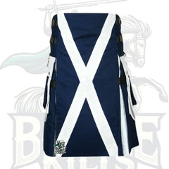 Scottish Flag Kilt – Handmade Patriotic Kilt