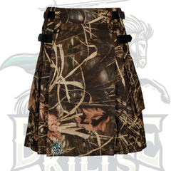 Camouflage Kilt for Men – Handmade Tactical