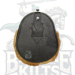 Brown Fur Kilt Sporran with Antique Thistle Cantle & 3 Tassels – Battle of Kilts