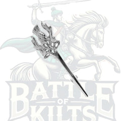 Chrome Scottish Thistle Head Kilt Pin | Battle of Kilts