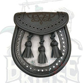 Scottish Handmade Real Leather Brogue Style Vintage Traditional Kilt Sporran by BattleOfKilts