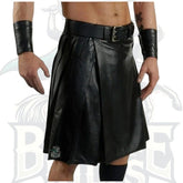 Genuine Leather Kilt – Stylish Latest Design Leather Cosplay Costume & Leather Warrior Kilt