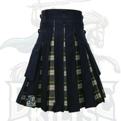 Blue Dress Gordon Hybrid Tartan Kilt – Premium Scottish Hybrid Wear