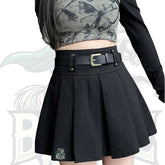 High-Waist Pleated A-Line Mini Skirt – Preppy Women’s Skirt for Spring & Summer