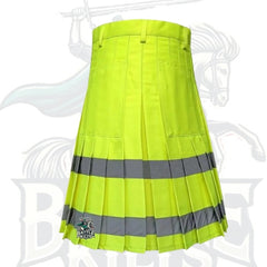 Carhartt Hi-Vis Firefighter Kilt – Durable Utility Safety Kilt with Reflective Strips