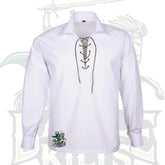 Jacobite White Ghillie Kilt Shirt | Battle of Kilts