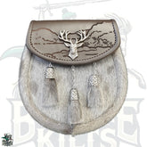 Semi Dress Sporran – Saddlery Leather | Premium Highland Accessory by BattleOfKilts