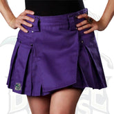 Women’s Purple Utility Skirt – Bold, Functional & Trendy
