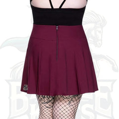 Dark  Pleated Mini Skirt – Elegant, Chic & Trendy