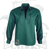 Jacobite Ghillie Shirt in Sea Green | Battle of Kilts