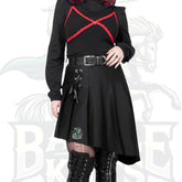 Delilah Pleated Lace-Up Mini Skirt – Chic, Stylish & Trendy