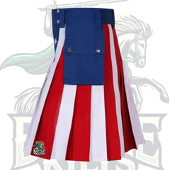 American Flag Hybrid Kilt – Handmade U.S. Flag Utility Kilt