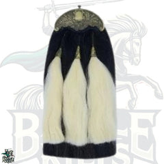 Antique Cantle Black Horse Hair Sporran by BattleOfKilts