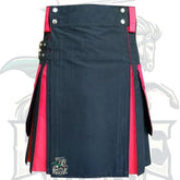 Rainbow Pride Hybrid Kilt for Men – LGBTQ Festival Kilt with Colorful Pleats & Side Pockets | BattleOfKilts