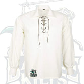 Off White Jacobite Ghillie Shirt | Battle of Kilts