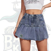 Ladies’ Denim Pleated Skirts and Princess Dresses