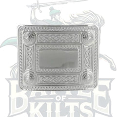 Antique Silver Kilt Belt Buckle – Timeless Highland Heritage