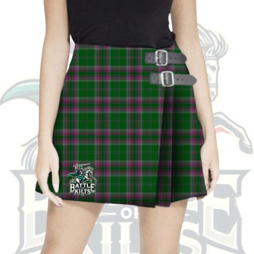 Gray Hunting Tartan Kilt for Women: