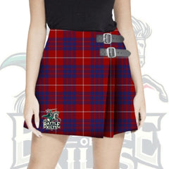 Women’s Red Hamilton Tartan Kilt