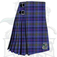 Modern Blue Tartan Kilt – Premium Authentic Scottish Kilt