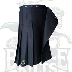 Black Police Utility Kilt – Tactical & Functional Scottish Kilt