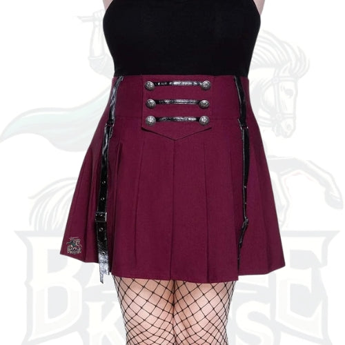 Dark  Pleated Mini Skirt – Elegant, Chic & Trendy